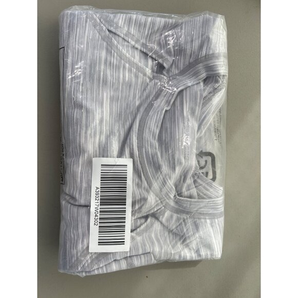 Zuda Spacedye Knit Tank with Seaming Detail Womens 3X Gray Polyester Blend NEW - Picture 4 of 8